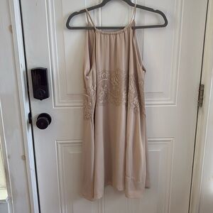 Alya Cream Mini Dress